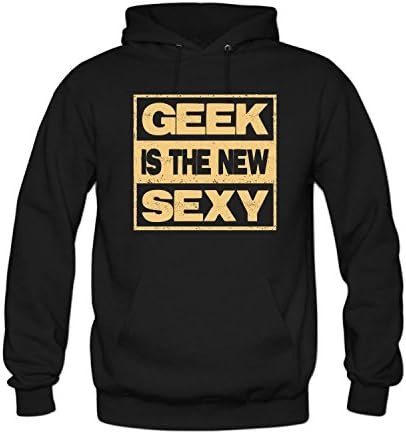ZLJUN Women's Geek is the New Sexy Long Sleeve Hoodie