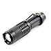 BESTSUN Super Bright T6 LED Tactical Flashlight Zoomable Adjustable Focus 5 Modes Water Resistant Portable Torch with Rechargeable 18650 Battery & Charger for Camping Hiking Hunting Search Survival