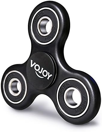 AGOG Spinner Fidget Toy Stress Reducer EDC Focus Relieves Anxiety Boredom ADHD Autism Portable High Speed Fidget Hand Spinner for Adult and Kid, Black
