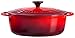 Le Creuset Shallow Dutch French Oven, 2.75 quart, Cerise (Cherry Red)