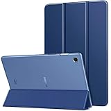 MoKo Case Fit Samsung Galaxy Tab S5e 2019, Ultra Thin Slim Shell Trifold Stand Cover with Frosted Back with Auto Wake & Sleep for Galaxy Tab S5e SM-T720/SM-T725 2019 Tablet - Navy Blue