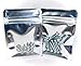 100 Pack Smell Proof Mylar Bags Gram 4 Mil Thick Clear Ziplock 3 1/4