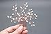 FXmimior Wedding Headpiece Crystal Rhinestone Hair Comb Hair Accessories for Bridal Bridesmaid Women (rose gold)