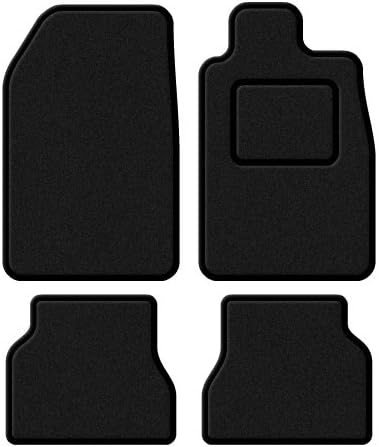 Dodge Nitro 2006-2011 Custom Fit Taliored Car Mats Set Deluxe Quality Black Carpet with Black Trim