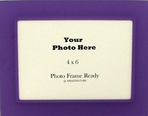 Table Top Photo Frame Acrylic 4 X 6 Purple Childrens Accessories