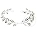 Yean Wedding Headband Bridal Headpieces for Bridesmaid and Flowergirls - Silver Rhinestones Hair Accessories for Women and Girls