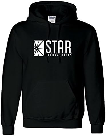 Inspired Star Laboratories Hoodie-The Flash TV Series S.T.A.R.Labs Hoody Top Black