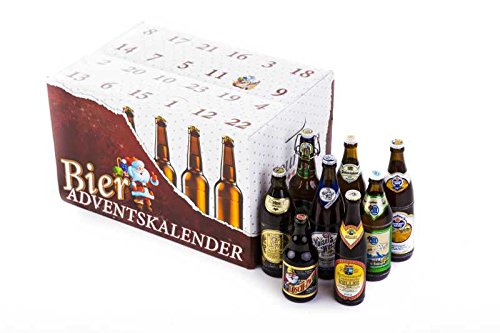 Bier Adventskalender 'Bayerisches Bier' (24 Flaschen / 6,0% vol.)