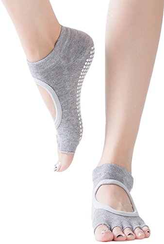 MIFENGYUAN Non-slip Nice Warm Soft and Comfortable Women's Five Finger Socks Yoga Socks As Show 2