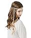 AWAYTR Feather Headband Indian Headpiece - Bohemian Tassels Girls hairband Festival Headwear For Women (Sky Blue)