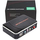 AGPtek&reg; HD Game Capture HD video capture 1080P HDMI/YPBPR Recorder for Xbox 360&One/ PS3 PS4 - The HDMI pass-through function guarantees smooth HD gaming experience even while recording
