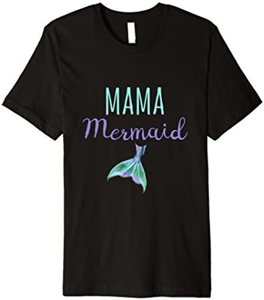 Mama Mermaid Tail Birthday Party Mom Gift T Shirt