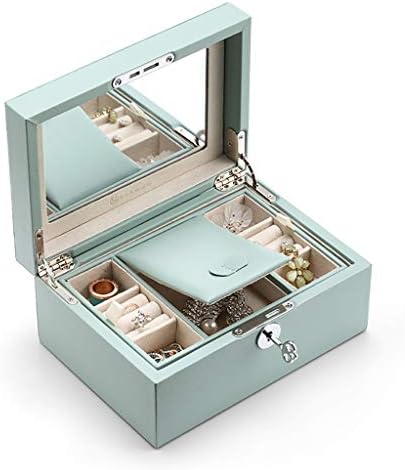 ジュエリーボックス ファイバーレザーあなたと一緒に旅行ミラー5色手作りイヤリングリングジュエリー収納ボックス結婚バレンタインデーギフト 色 A B07qsq1zgz 6 176円 100 品質保証 Salenew大人気 日本全国 送料無料 セールsale Off 格安saleスタート