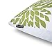 Phantoscope Set of 2 New Living Series Decorative Dahlia Blue and Green Throw Pillow Case Cushion Cover 18