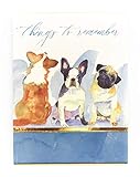 Punch Studio Dog Trio Pocket Notepad