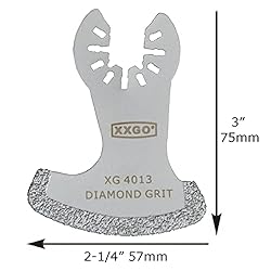 XXGO 4 Pcs Oscillating Multi Tool Diamond Segment