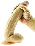 AnE Toys Black Lightning Huge Biggest Thick Realistic lifelike Dildo Dong measuring a Whopping 12