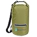 Skog Å Kust DrySak - Roll Top Waterproof Bag for Travel & Outdoors - 20L Army Green