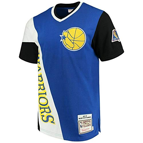 Mitchell & Ness Men's Golden State Warriors Authentic NBA 1995/96 Basketball Shooting Shirt Size Medium