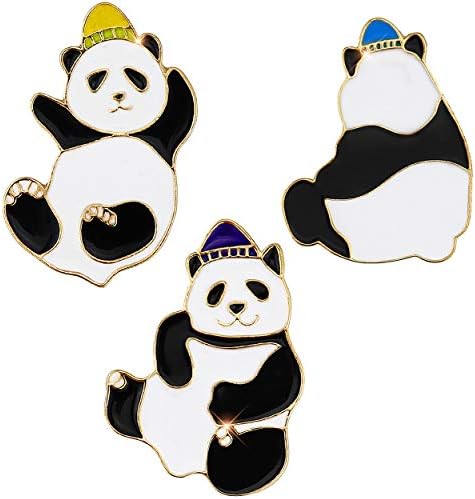 Wowanoo Enamel Brooch Set Cartoon Animal Space Brooch Backpack Jacket Cap Lapel Badge Pin for Clothes Bag Decoration