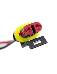 ESUPPORT 10 x Pin Way coche impermeable conector eléctrico enchufe Kit de alambre AWG calibre marino serie de terminales de 0.059 in