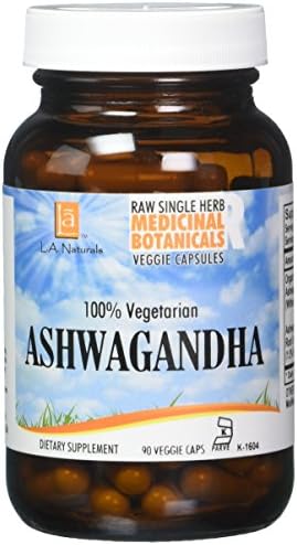 L A NATURALS Ashwagandha 90 Vgc, 0.02 Pound