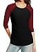 Regna X Love Coated Women's 3 4 Sleeve Slim fit t-Shirts top