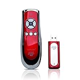 Satechi SP400 Smart-Pointer (Red) 2.4Ghz RF Wireless Presenter with mouse function for Mac and PC