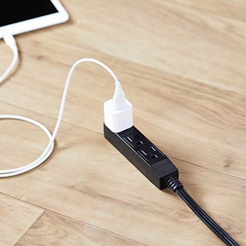 Amazon Basics 15Foot 3Prong Flat Plug Grounded Indoor Extension Cord