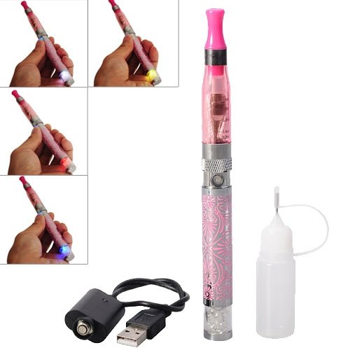 61677 650mAh Detachable Electronic Cigarette with Y4LKEUSDB Colorful LED Light/Flower hVwwVnd Patterned Battery/CE4+ Four Cotton Wicks Clearomizer - Pink hjioeertyuop897 bnvmcfferty iopvb23erttyuop vbncxzas vee3567uiodfvbnc vbnnawqqert234 This ele