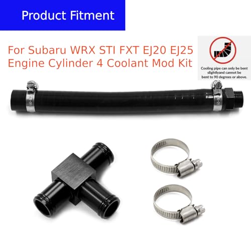 Cylinder 4 Coolant Mod Cooling Hose Kit Replacement for Subaru WRX/STI/LGT/FXT EJ photo 11
