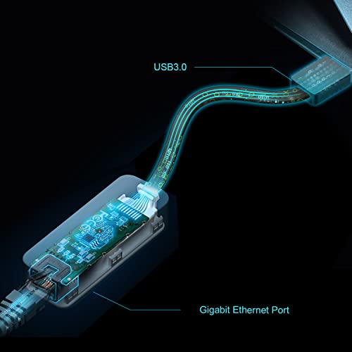 TPLink USB to Adapter (UE306), Foldable USB 3.0 to Gigabit