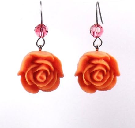 Amazon タリナタランティーノ Tarina Tarantino タリナタランティーノジュエリー パレード オレンジローズドロップピアス ネックレス 通販