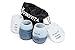 Silicone Wine Glasses (Set of 4) with Bag by Vinovita | Unbreakable Rubber Drinking Cups | Elegant with Cool Written Messages | Durable and BPA Free | Great for Outdoor Parties, Beach, Camping | 12 oz