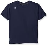 Champion Boys Big Vapor Cotton Short Sleeve Tee, Team Navy, Medium