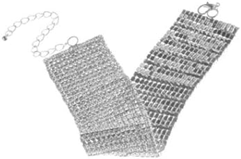 Sexy diamond Anklet jewelry decorated feet wide Anklet,silvery