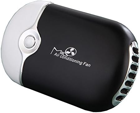 Auphi Cool Summer Office Mini Rechargeable Portable Handheld Air-condition Cool Fan(black)