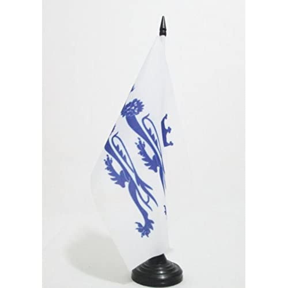 AZ FLAG Berkshire county Table Flag 5'' x 8'' - Berkshire county Office Decoration 100% Polyester 21 x 14 cm - Mini Desk Flag with Pole and Black Plastic Base