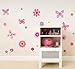Fun4Walls SA30149 Flowers and Butterflies Wall Stickers