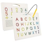 Magnetic Alphabet Tracing Board for Kids, Apfity