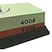 Seido 120/400 Grit Combination Corundum Whetstone Knife Sharpening Stone / Premium Waterstone Knife Sharpener