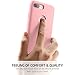 i-Blason iPhone 7 Plus Case, Silicone Flexible Shock Absorbing Case for Apple iPhone 7 Plus (Pink)