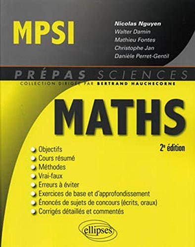 Mathematiques Mpsi Deuxième Edition by (Paperback)