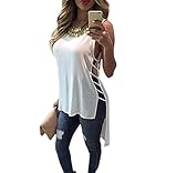Gillberry Womens Casual Chiffon Vest Top Sleeveless Blouse Tank Tops T-Shirt
