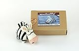 Woolbuddy Needle Felting Zebra Kit