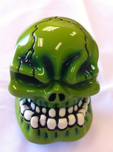 D1 Universal Fit Neon Green Skull Head Shift Knob (BRAND NEW)