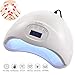 48W Professional LED UV Nail Dryer Nail Lamp Light For Nail Art at Home and Salon Curing Gel Nail Polish With 30s, 60s Timers (48 Watts)