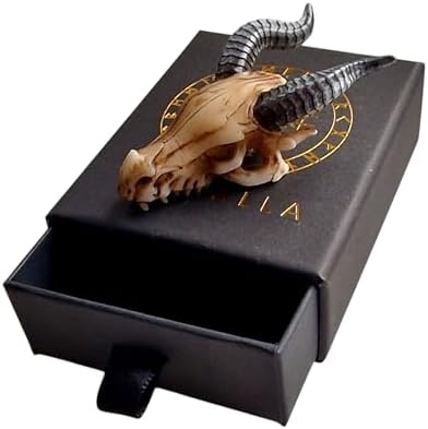 Men's Vintage Gothic Stainless Steel Satan Worship Baphomet Ram