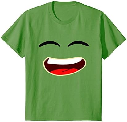 Kids Jelly T-shirt for Kids &amp; Adults Smiley Face 8 Grass
