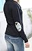 Chellysun Women's Spring Casual Print Long Sleeve T-shirt Top Blouse (X-Large, Black1)
